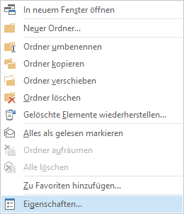 Open Outlook Public Folder Permissions