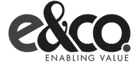 e&Co. Logo schwarz-weiß