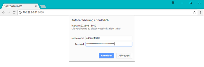 Windows Device Portal Authentifizierung