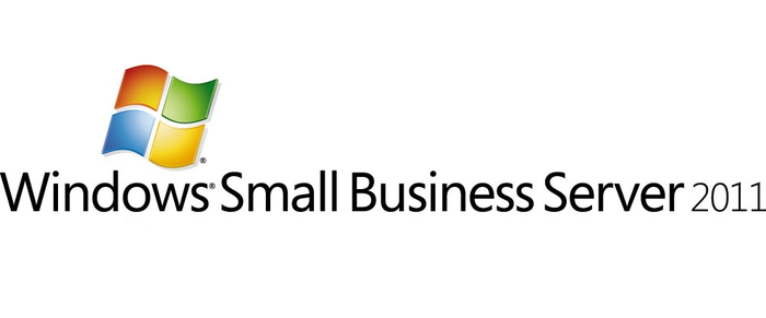 Logo mit Schriftzug von Microsoft Small Business Server