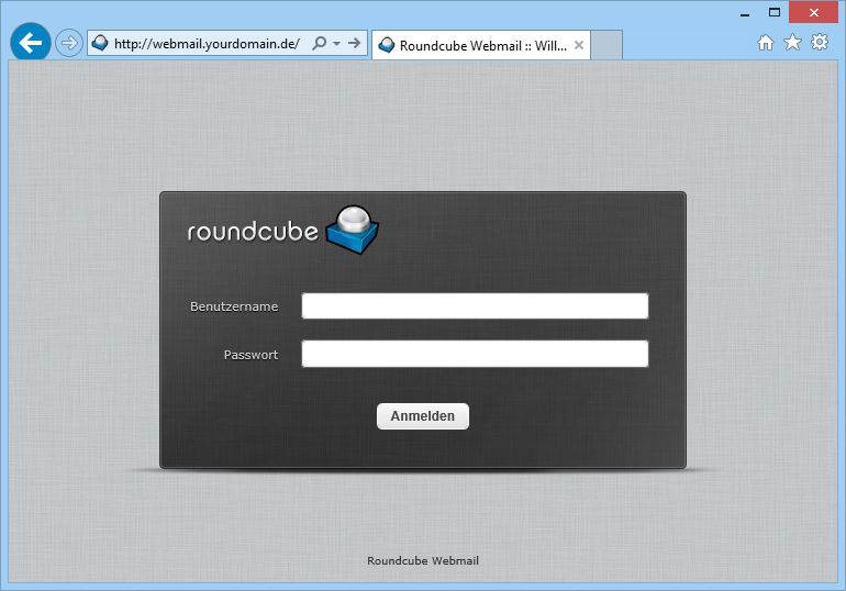 deHOSTED Webhosting - Roundcube Webmail