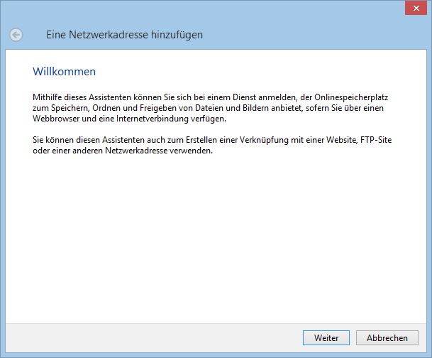 SharePoint im Windows Explorer als Netzwerkadresse hinzufügen