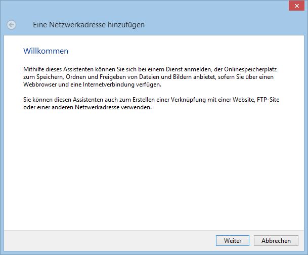 SharePoint im Windows Explorer als Netzwerkadresse hinzufügen