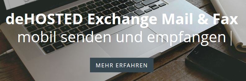 deHOSTED Exchange Mail & Fax