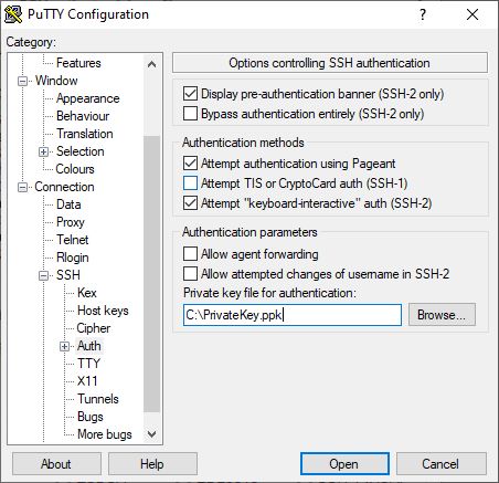 Putty KeyAuth