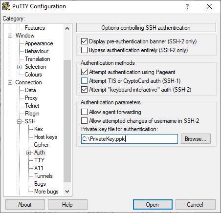 Putty KeyAuth